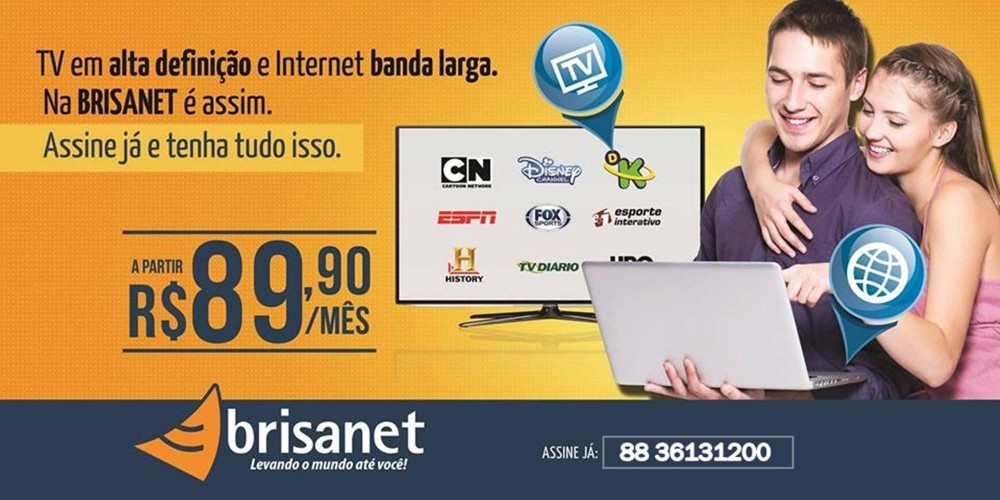 Brisanet + Globoplay - Assine já! 